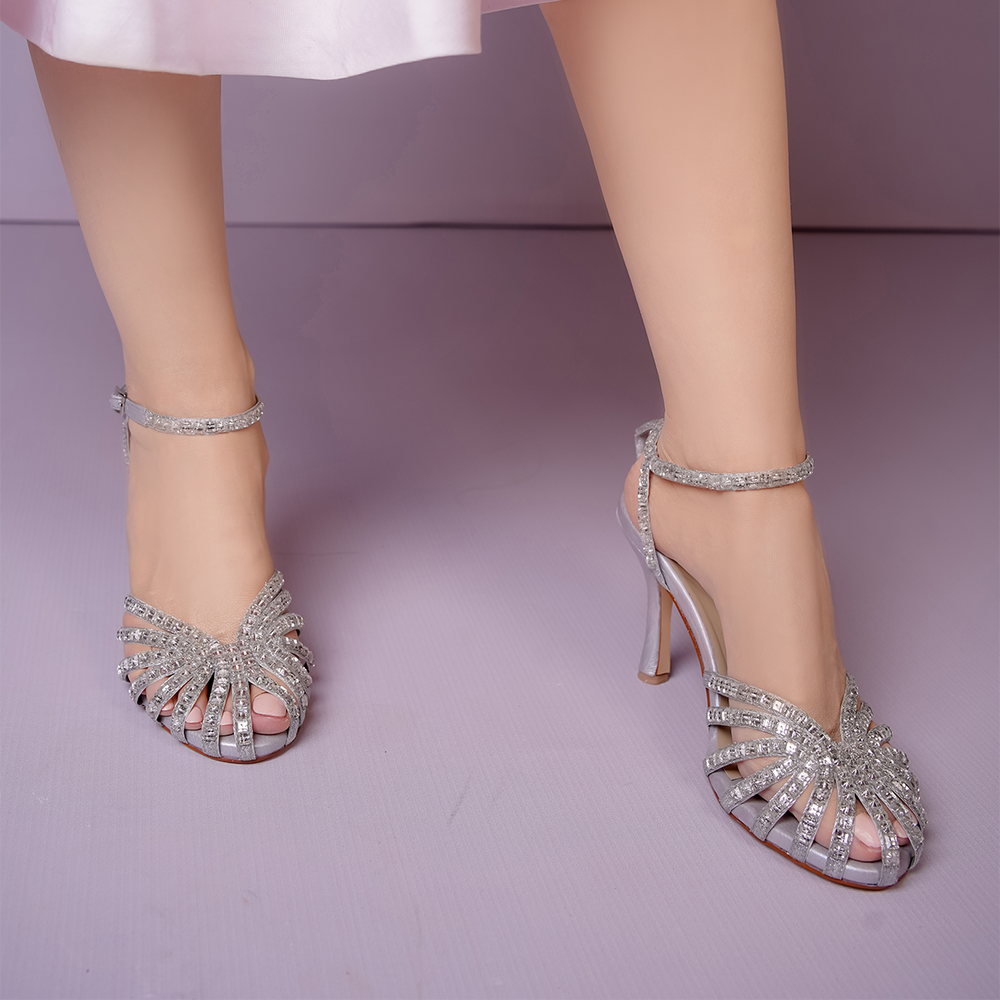 Next silver high heels deals