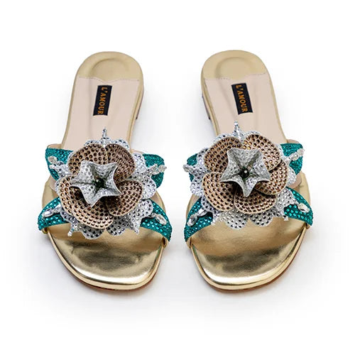 Beeba - Gold Flats