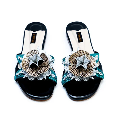 Beeba - Black Flats